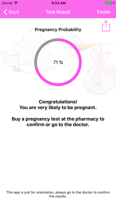 Pregnancy Test Quiz screenshot 3