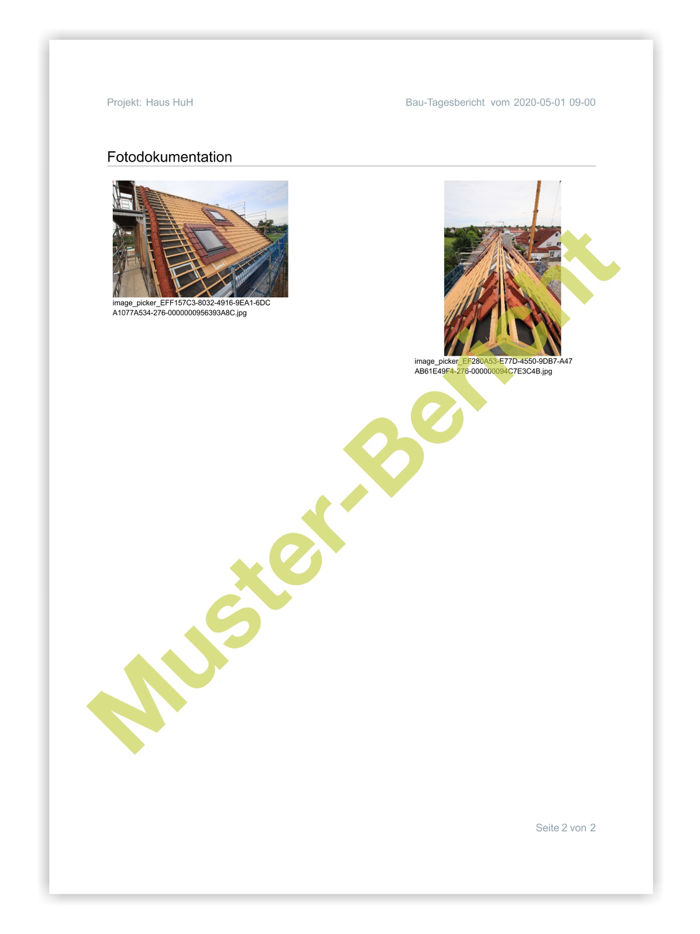 Baugorilla – Bautagebuch App