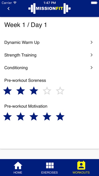 MissionFit screenshot-3