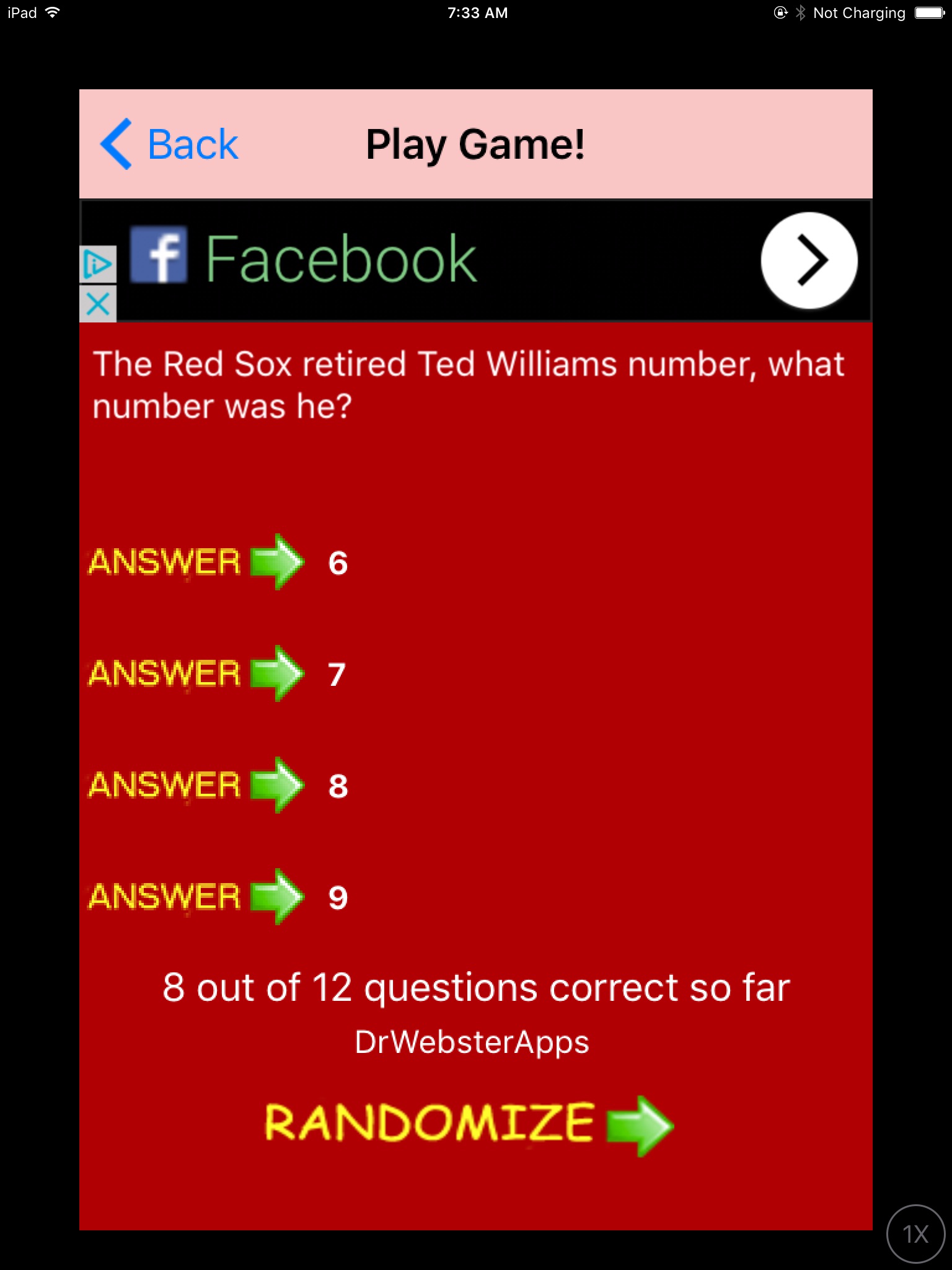 Trivia for Boston Red Sox Fans screenshot 4