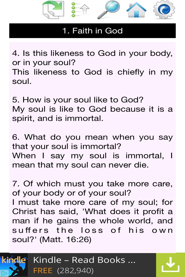 English Catechism screenshot 2