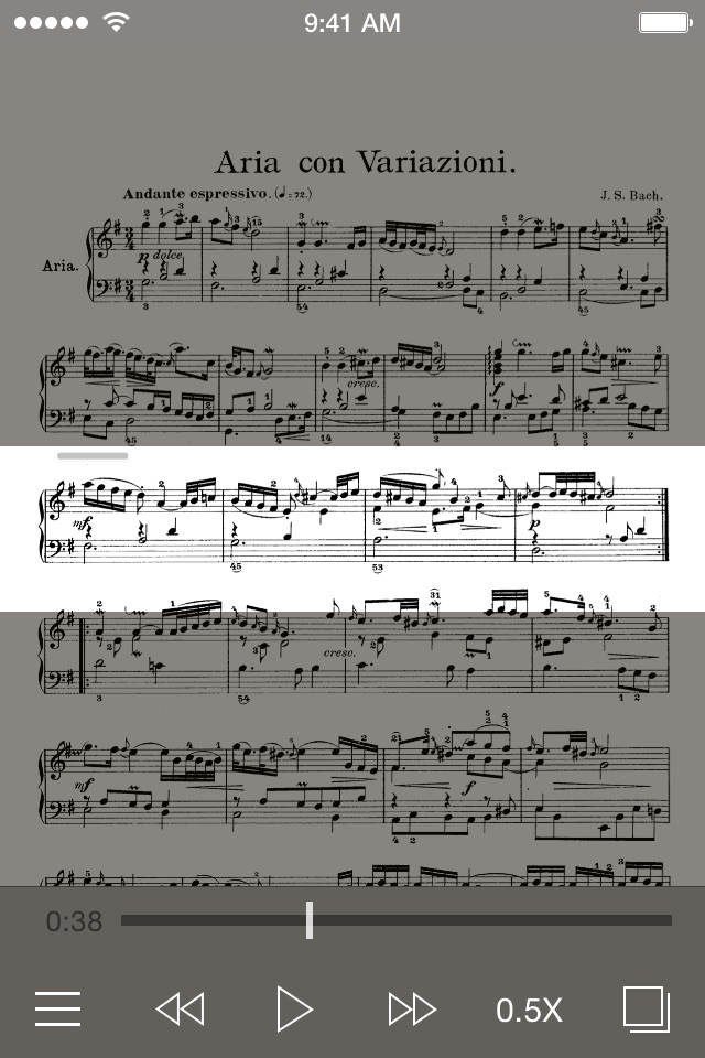 Bach Goldberg Variations screenshot 2