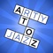 Place all of the letters A to Z into the puzzle to make valid words and complete the grid