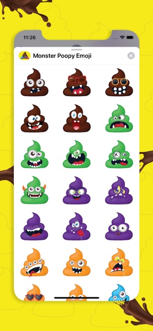 Monster Poopy Emoji(圖4)-速報App