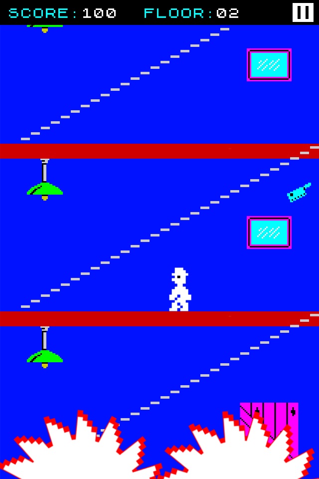 ZX Stairway Rush - Z80 classic screenshot 2