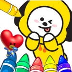 BT21 Coloring Book Art