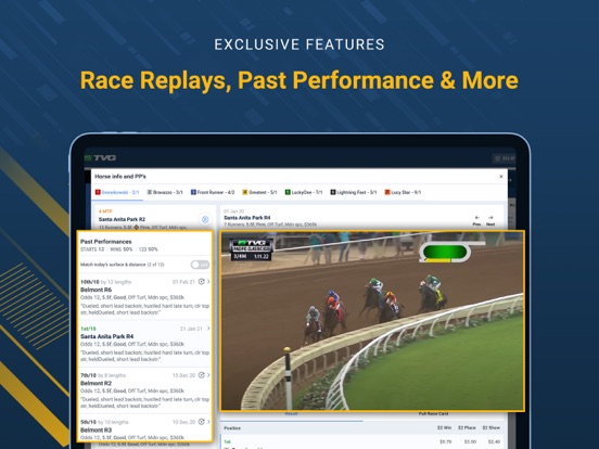 TVG - Horse Racing Betting App screenshot