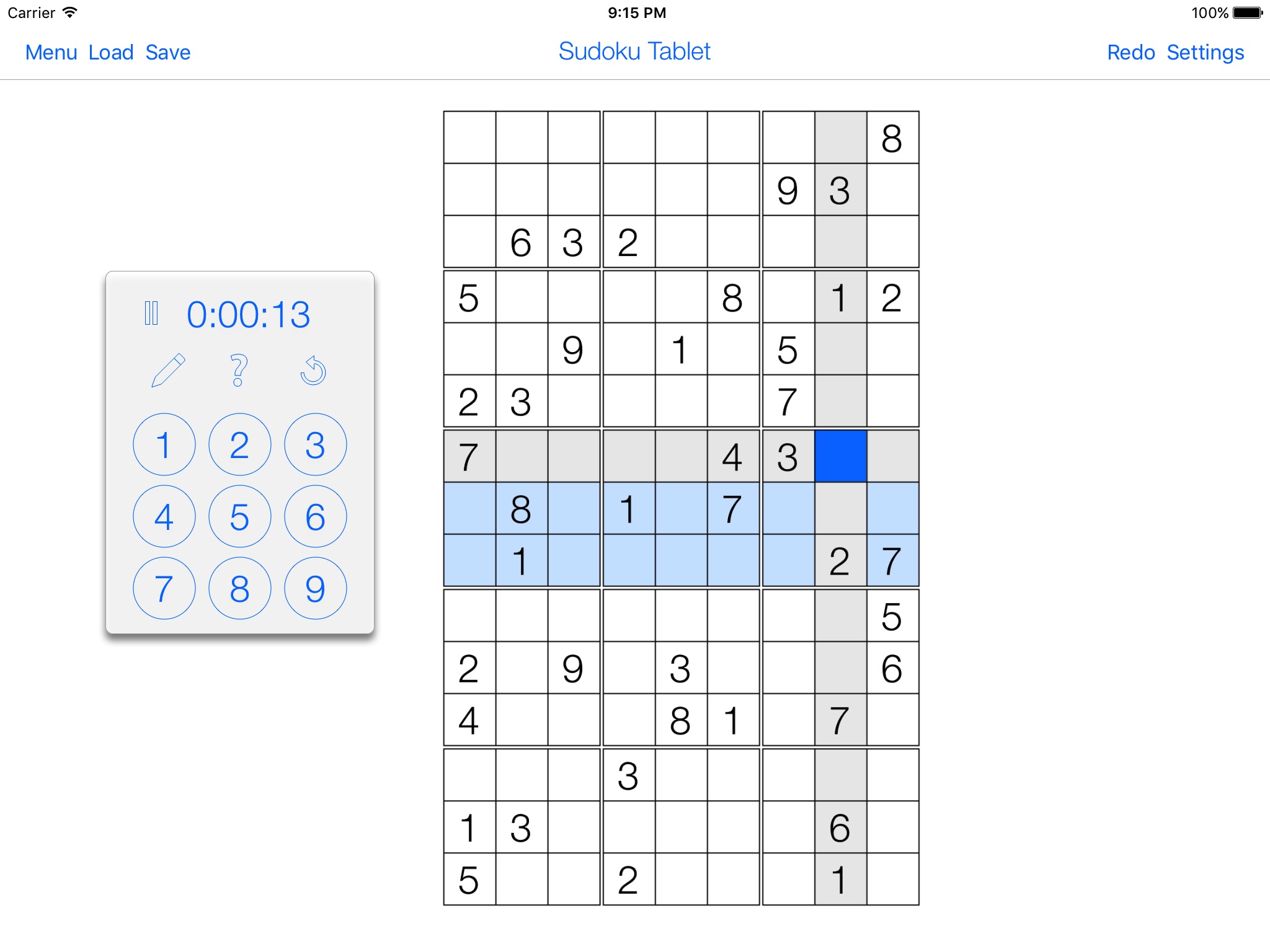 Sudoku Tablet screenshot 4