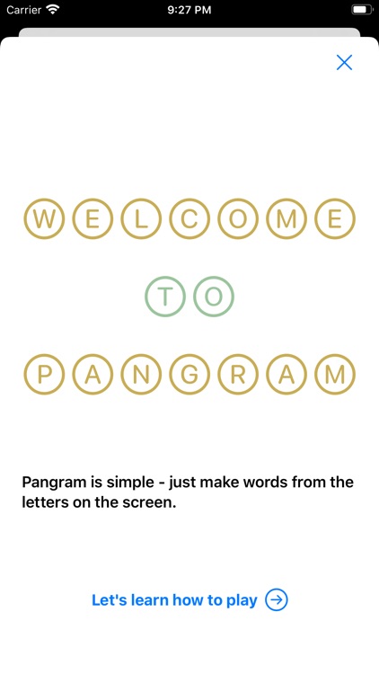 Pangram