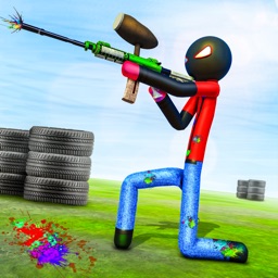 Stickman Paintball Shooting 3D