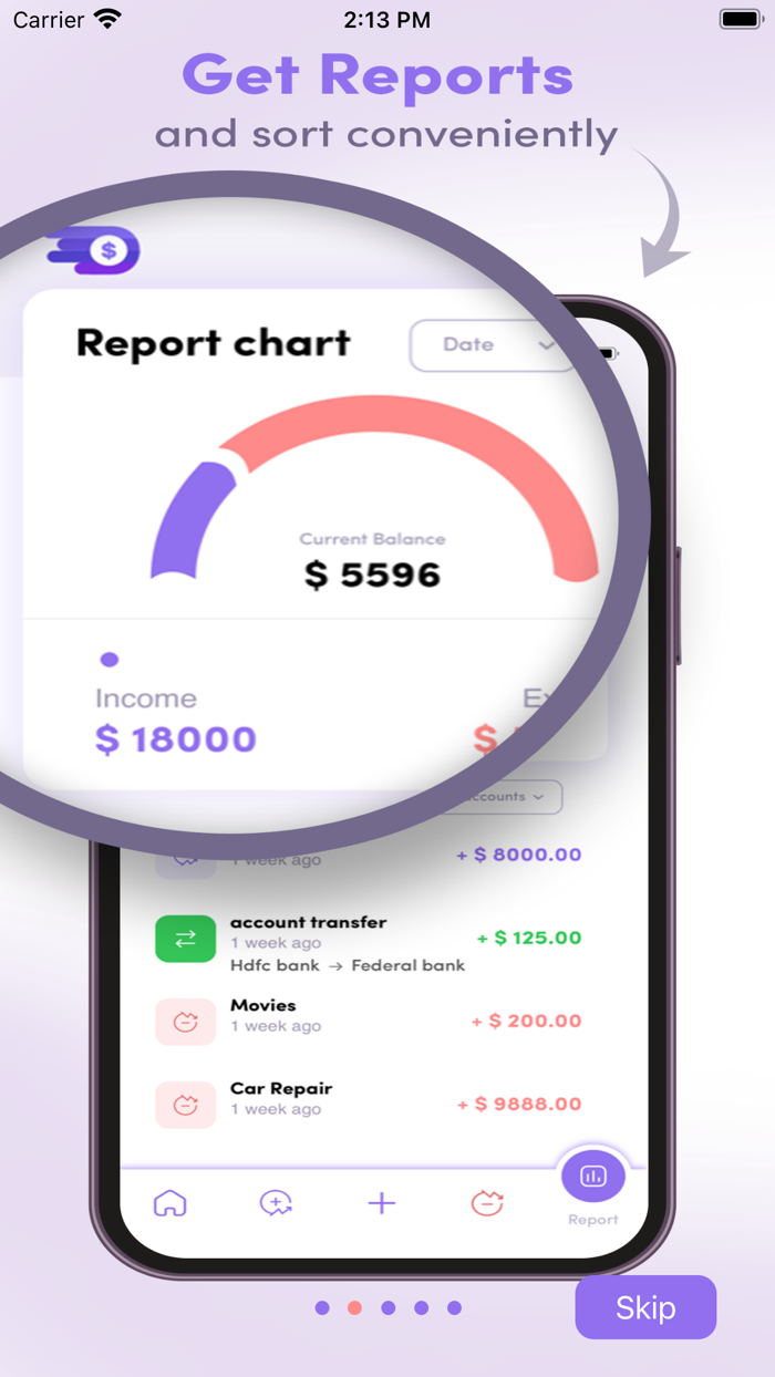 DollarBook Income Expense app