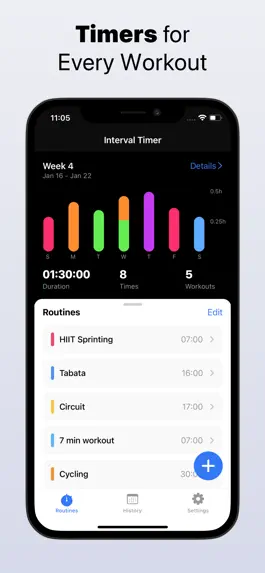 Game screenshot Interval Timer - HIIT Workouts apk