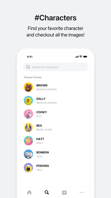 Line Friends Wallpaper Gif Iphoneアプリ Applion