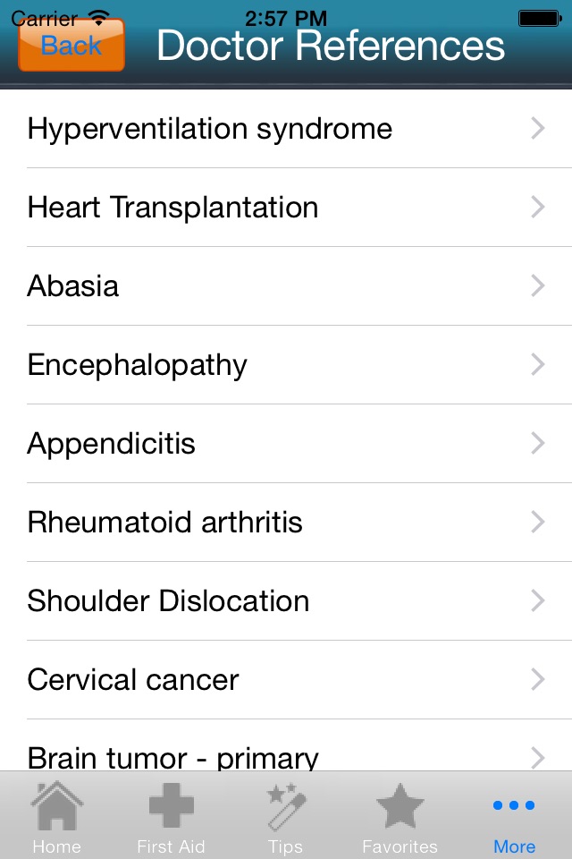 Mobile Health Records App screenshot 2