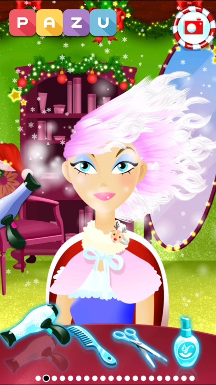 Girls Hair Salon Christmas