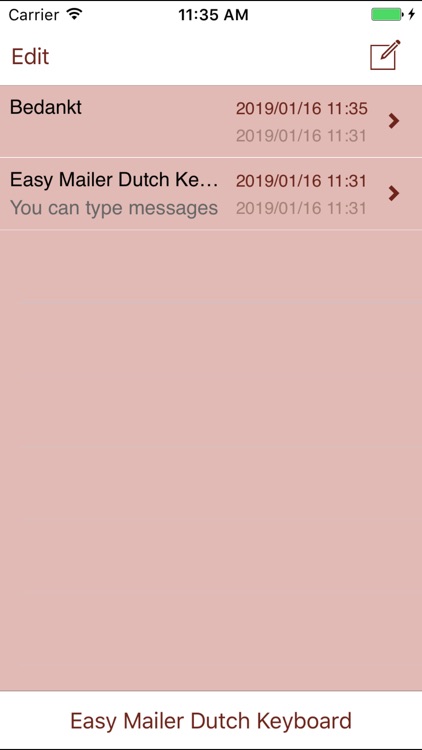 Easy Mailer Dutch Keyboard