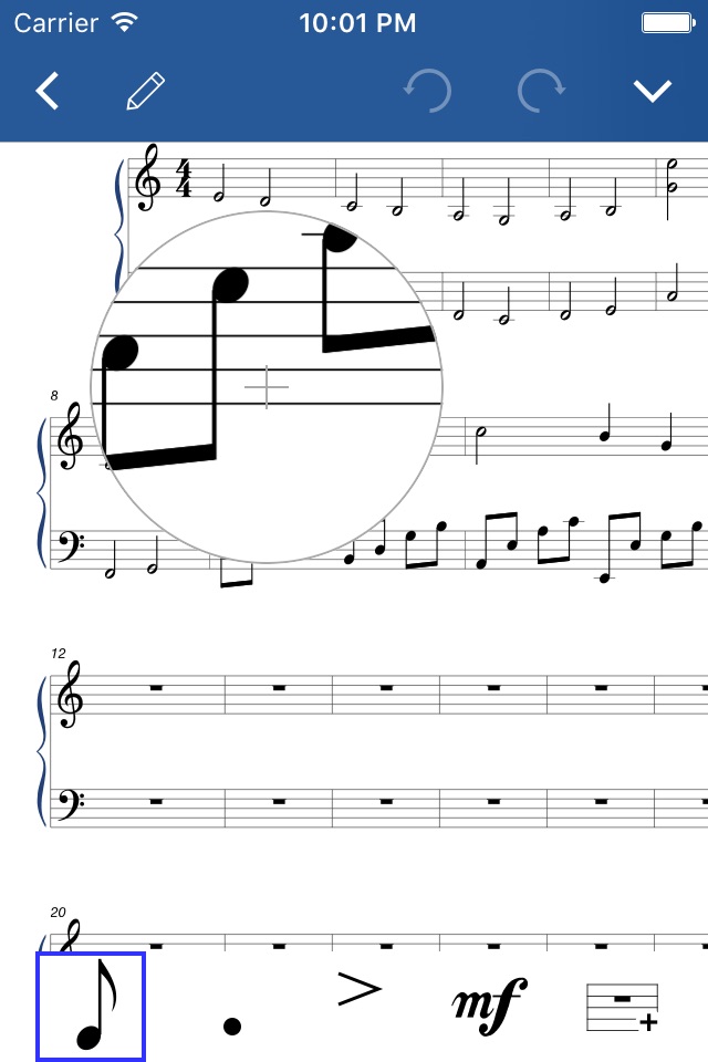 Notation Pad-Sheet Music Score screenshot 3