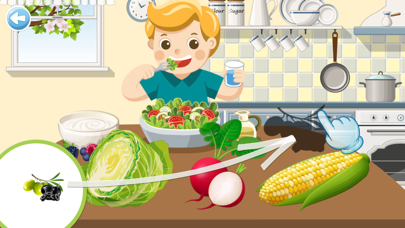 Kids puzzle games - learn food screenshot 3
