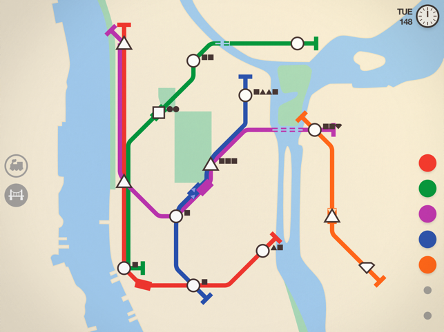 ‎Mini Metro+ Screenshot