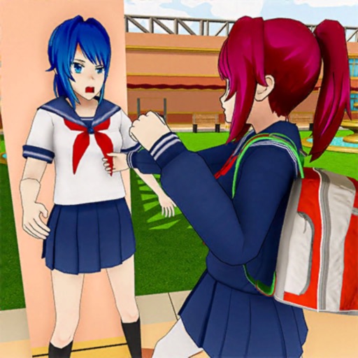Anime Bad School Girl Life 3D