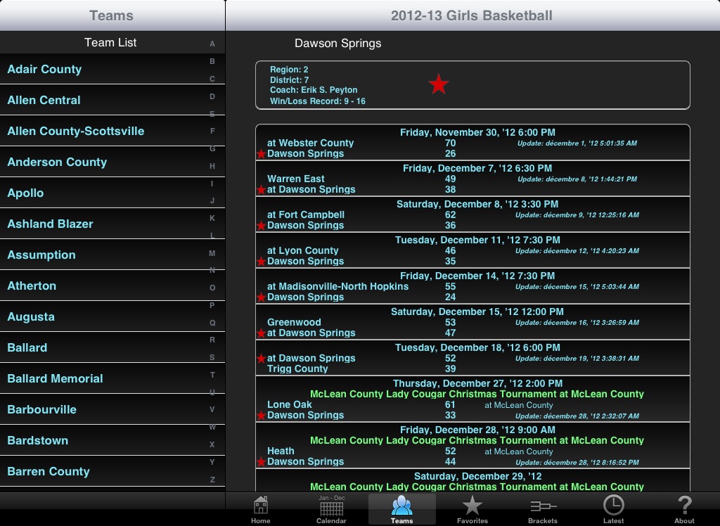 KHSAA/Riherds Scoreboard screenshot 3