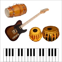 Tabla Drums Dhol Piano Guitar
