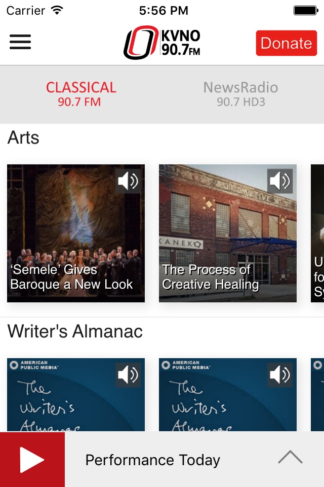 KVNO Public Radio App screenshot 2