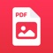Icon PDF Photos. Convert JPG to PDF