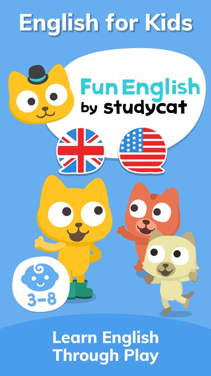 Studycat: Fun English for Kids screenshot-0