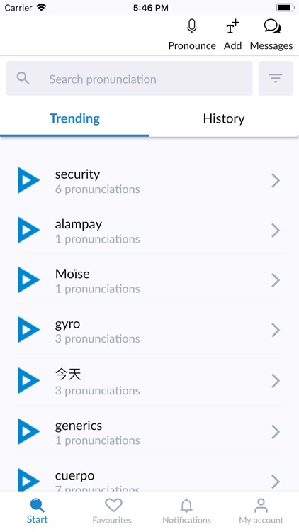 Forvo Pronunciation screenshot-1