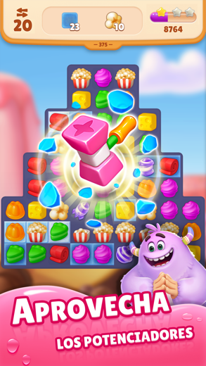 Sweet Crunch: Juegos Match-3 captura de pantalla 3