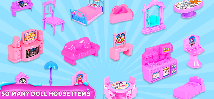 Surprise Doll House Decor 3D