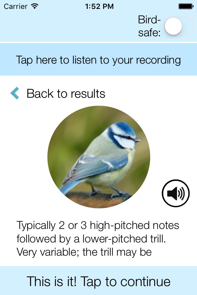 ChirpOMatic - Birdsong Europe screenshot 2