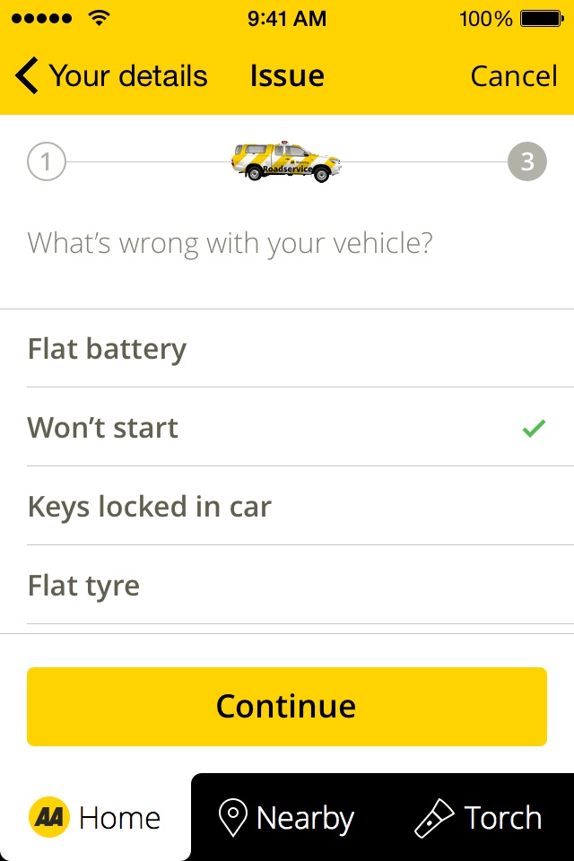 AA Roadservice screenshot 2
