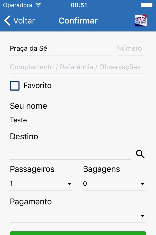 Servi Táxi Recife screenshot 3