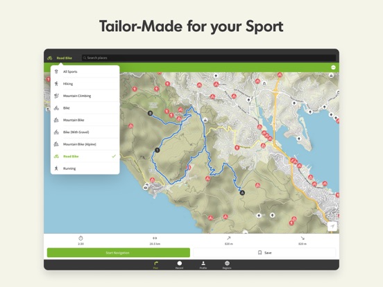 komoot - hike, bike & run screenshot 2