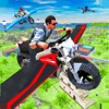 Icon Flying Motorbike: Bike Games