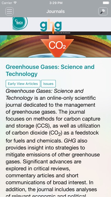 Greenhouse Gases: Sci and Tech