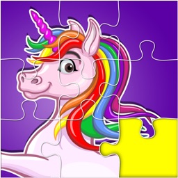 Online Jigsaw Puzzle Game for Kids: Unicorn