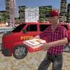 Pizza Delivery Boy City Drive