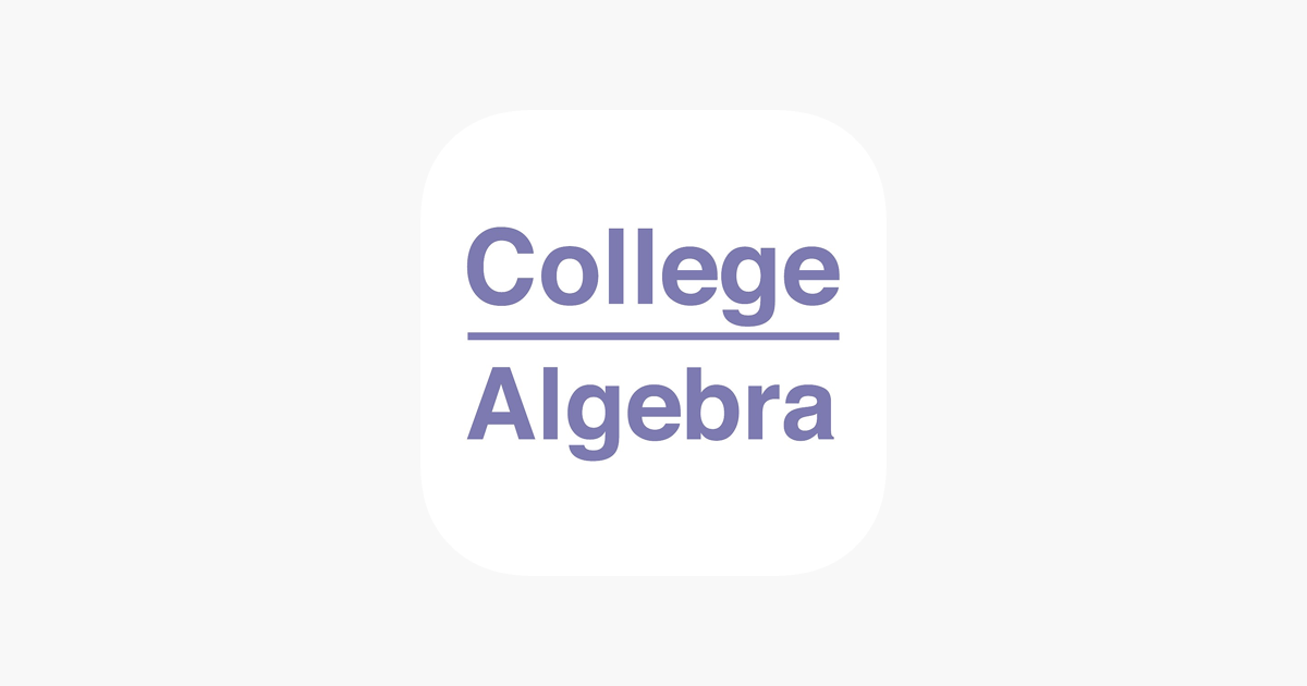 ‎College Algebra Na App Store