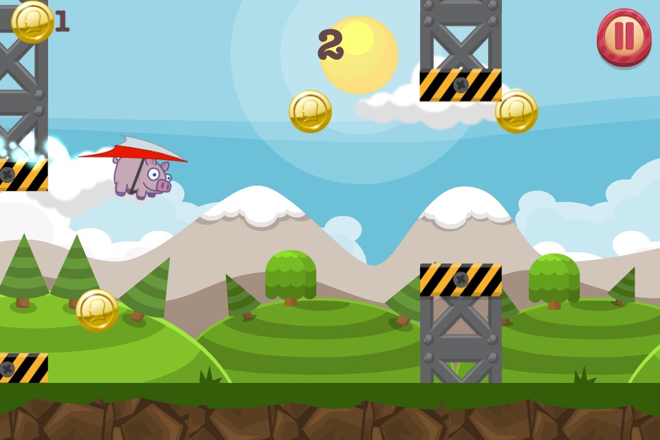 Tap The Pig 2: Pigs Glide screenshot 2