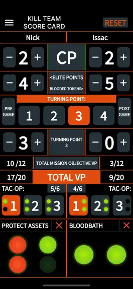 Game screenshot Kill Team Score Card mod apk