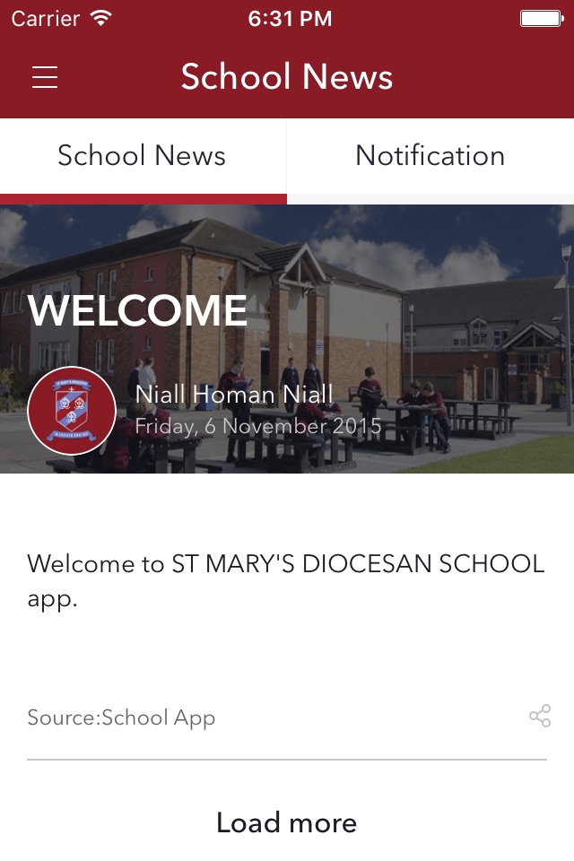 St. Mary's Diocesan School screenshot 2