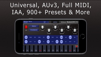 Kauldron Synthesizer screenshot1