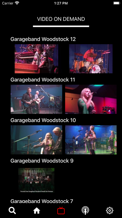 Garage-band Woodstock TV screenshot 4