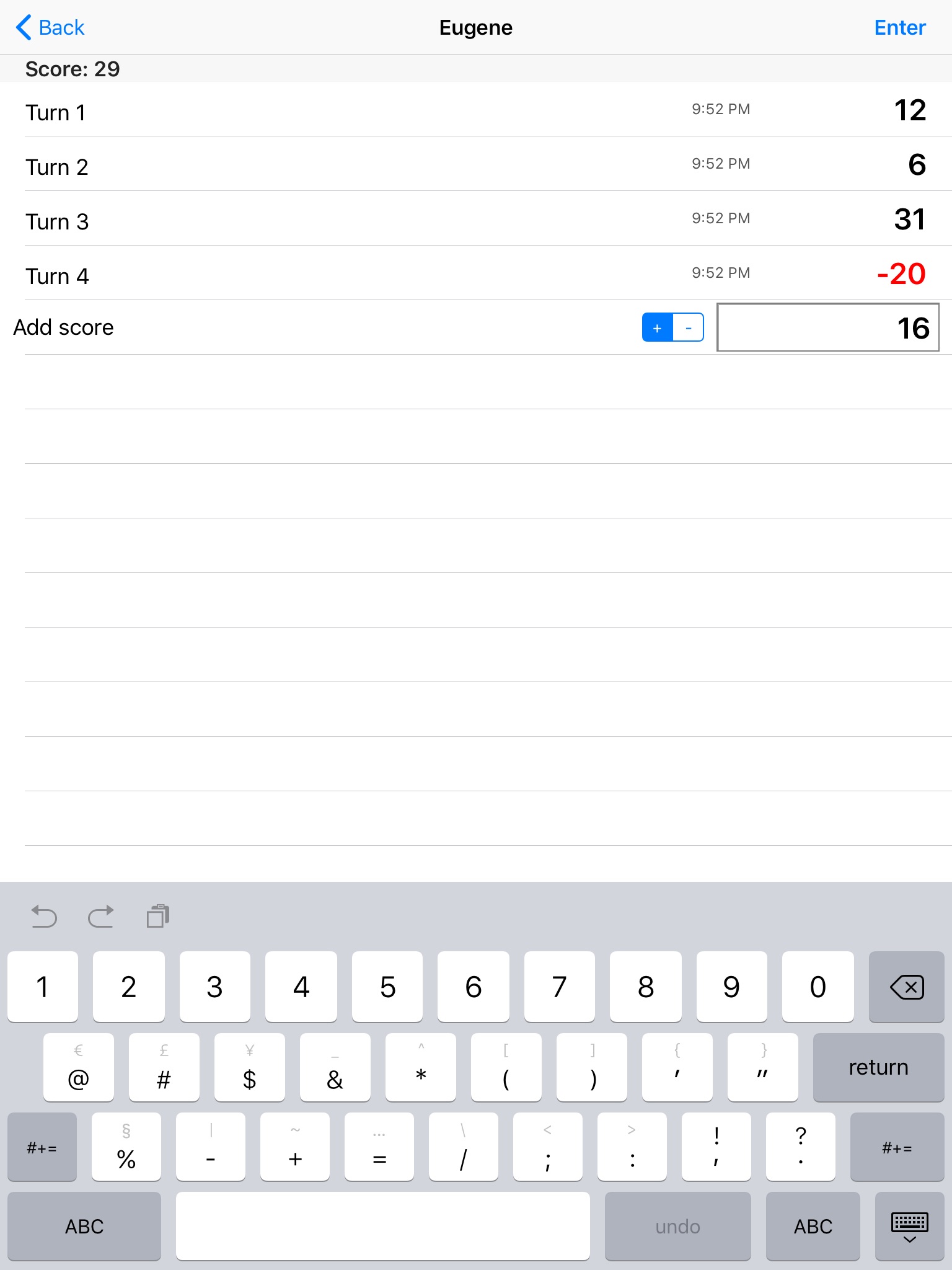 Score Keeper - Keep Score screenshot 3