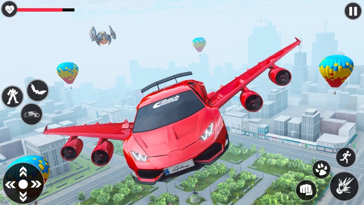 Sky Battle Flying Car Robot