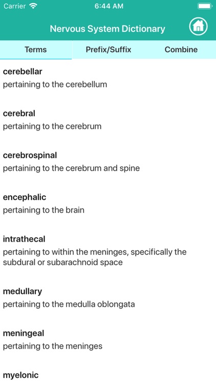 Nervous System Medical Terms screenshot-6