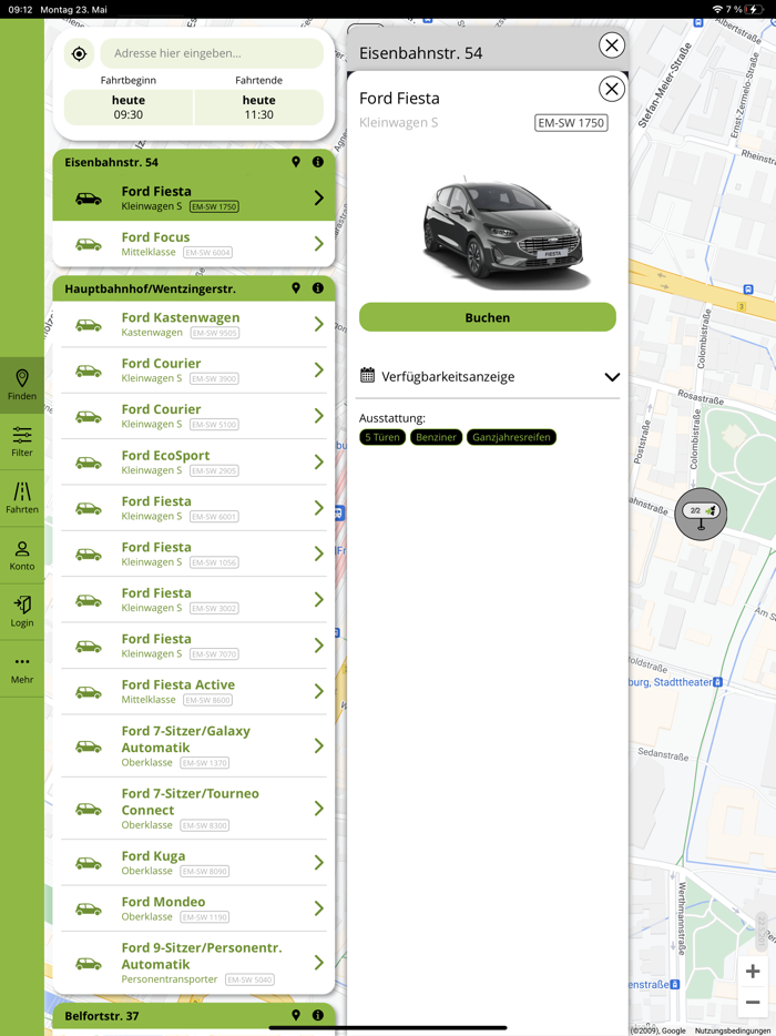 Grüne-Flotte-Carsharing